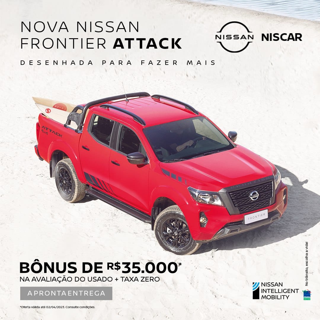 Nissan Niscar – Super Oferta Novo Nissan Frontier